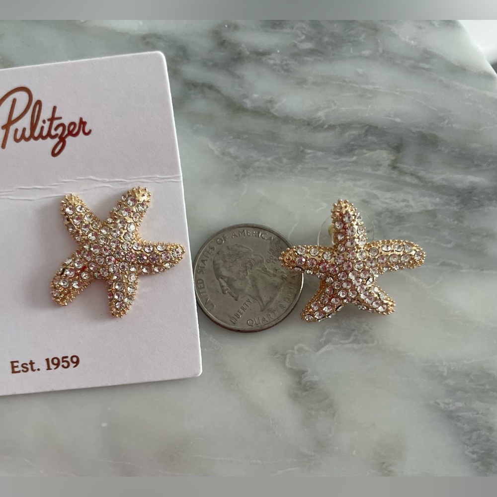 Lilly Pulitzer Gold Starfish Jewelry - Picture 5 of 8